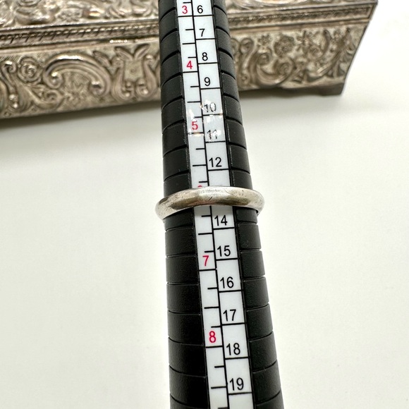 Vintage Art Nouveau Face Sterling Silver Ring - Picture 9 of 14